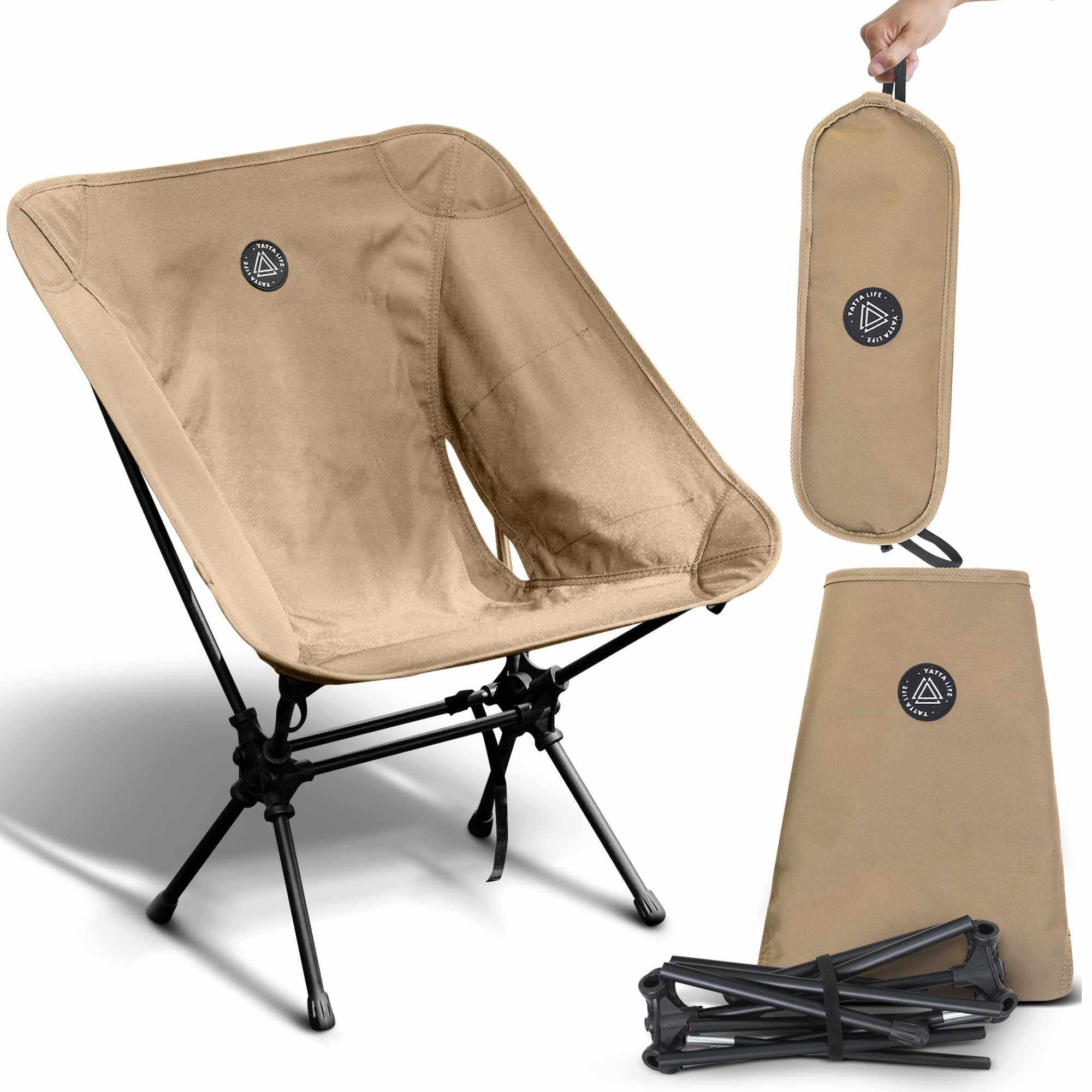 Folding camping chairs in a bag best sale