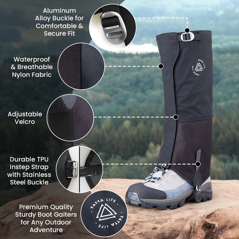 Cordura Boot Gaiters for Outdoors