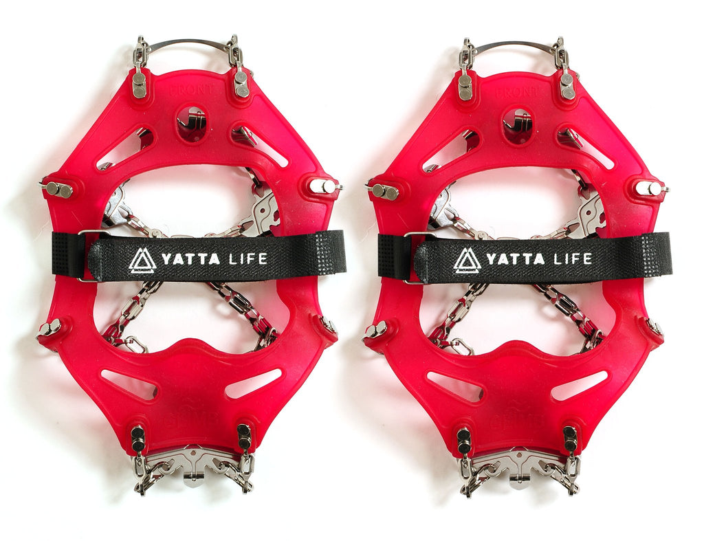 Yatta Life Heavy Duty 14-Spikes Ice Grip Trail Spikes Snow Cleats Footwear for